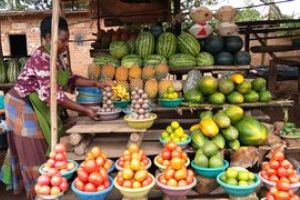 Obst Markt Uganda