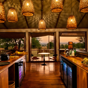 Sayari Bar area and view of deck