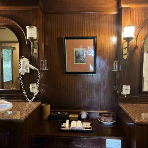 Badezimmer Kirawira Tented Camp