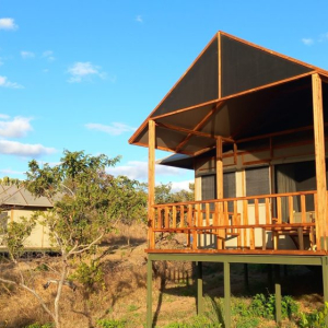 Zelt mit privater Veranda