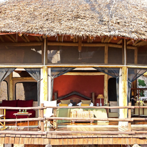 Zelte Einblick von Außen