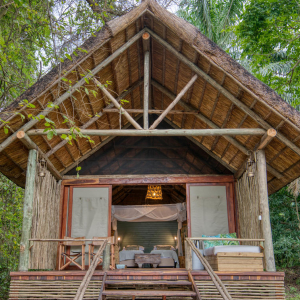 Außen Ansicht der Unterkünfte