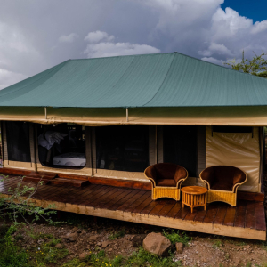 Zelte mit privater Veranda