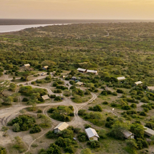 Aerial View des Camp