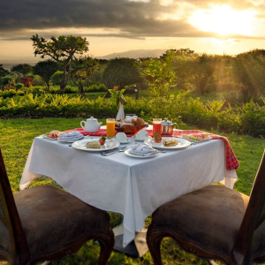 Sonnenaufgang Frühstück