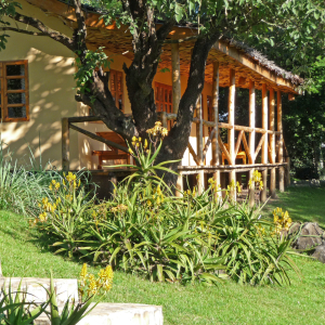 Garten und private Veranda