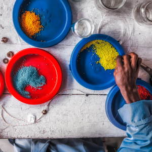 Perlenketten hangemacht Shanga