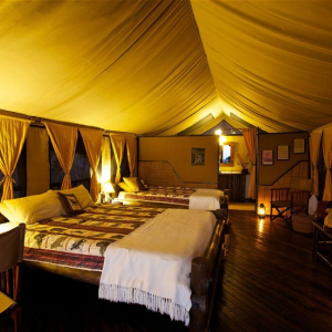 Doppelbett und Einzelbett