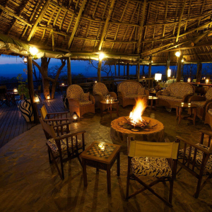 Feuerstelle mit Sitzmöglichkeit 