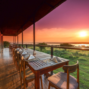 Speiseterrasse mit Ausblick