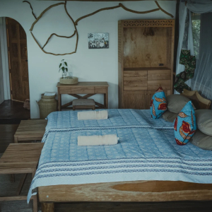 Unterkunft mit zwei Einzelbetten