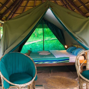 Non Self Contained Zelt mit Doppelbett