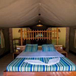 Safari Zelt mit Doppelett