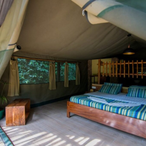 Safari Zelt mit Doppelbett