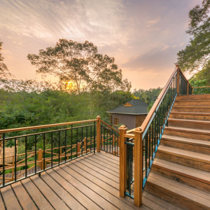 Sonnenuntergang Ausblick