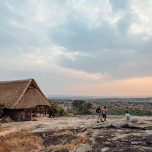 Hauptgebäude mit Ausblick