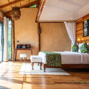 Doppelbett mit Moskitonetze