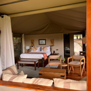 Wohnbereich Doppelbett