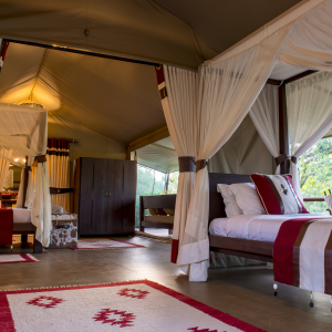 Familienzelt Einzelbett