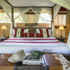 Doppelbett Familienzelt