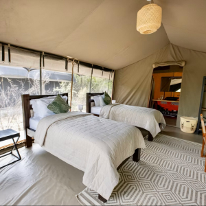 Deluxe Tent zwei Einzelbetten