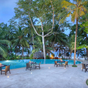 Boutique Hotel Outdoor Abendessen