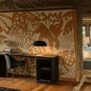 Schreibtisch im Wohnbereich