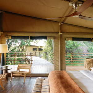 Hippo Giraffe Familienzelt Doppelbett