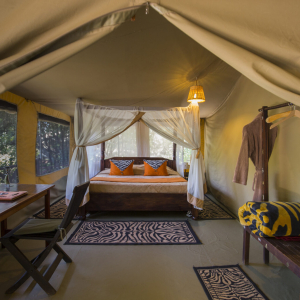 Doppelbett Familienzelt