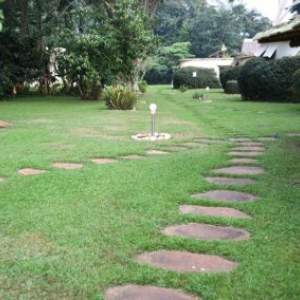 Garten und Zugang Unterkünfte