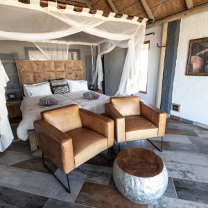 Inside room 